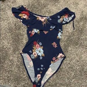 Off the shoulder one piece